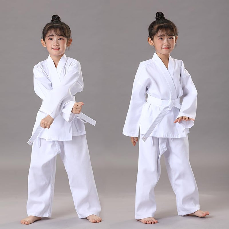 FIGHTSPIRIT Karate Uniform for Kids & Adults Lightweight Student Karate Gi Martial Arts Uniform with White Belt - Image 3